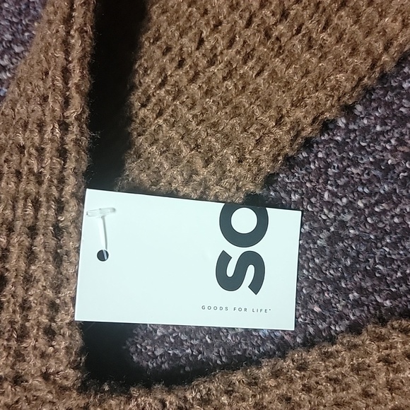 Womans XS fall zip brown sweater. - Picture 2 of 5